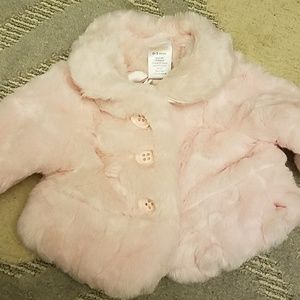 Gymboree Jackets & Coats - Faux fur pink coat Gymboree Jackets & Coats - Faux fur pink coat